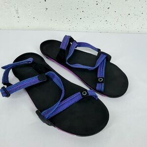 Xero Shoes Women’s size 9 Blue Purple Z-Trail EV barefoot hiking running sandals
